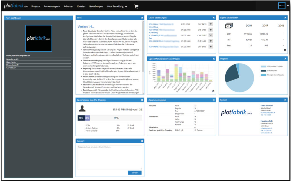 Online Plattform Printscreen 3